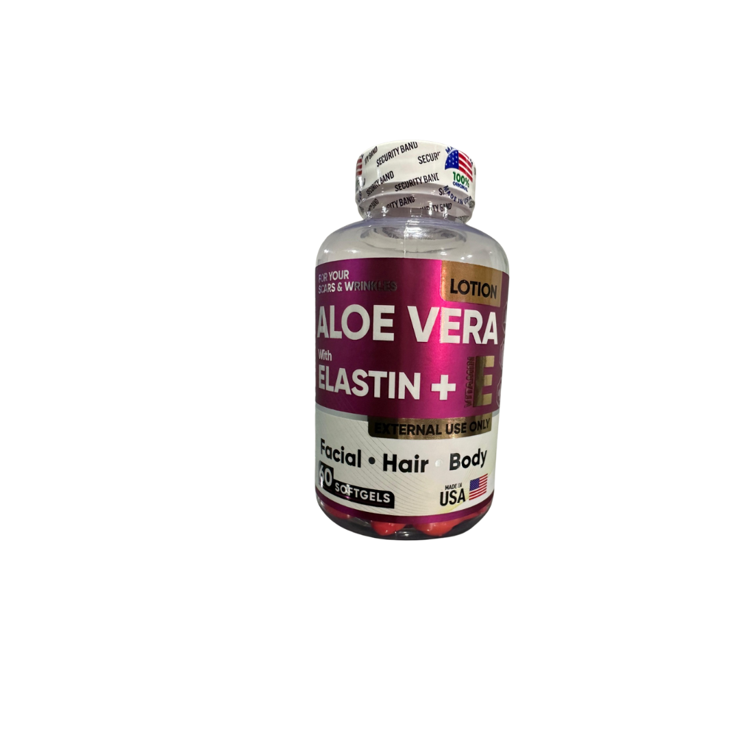 ALOE VERA Y ELASTINA FACIAL X 60